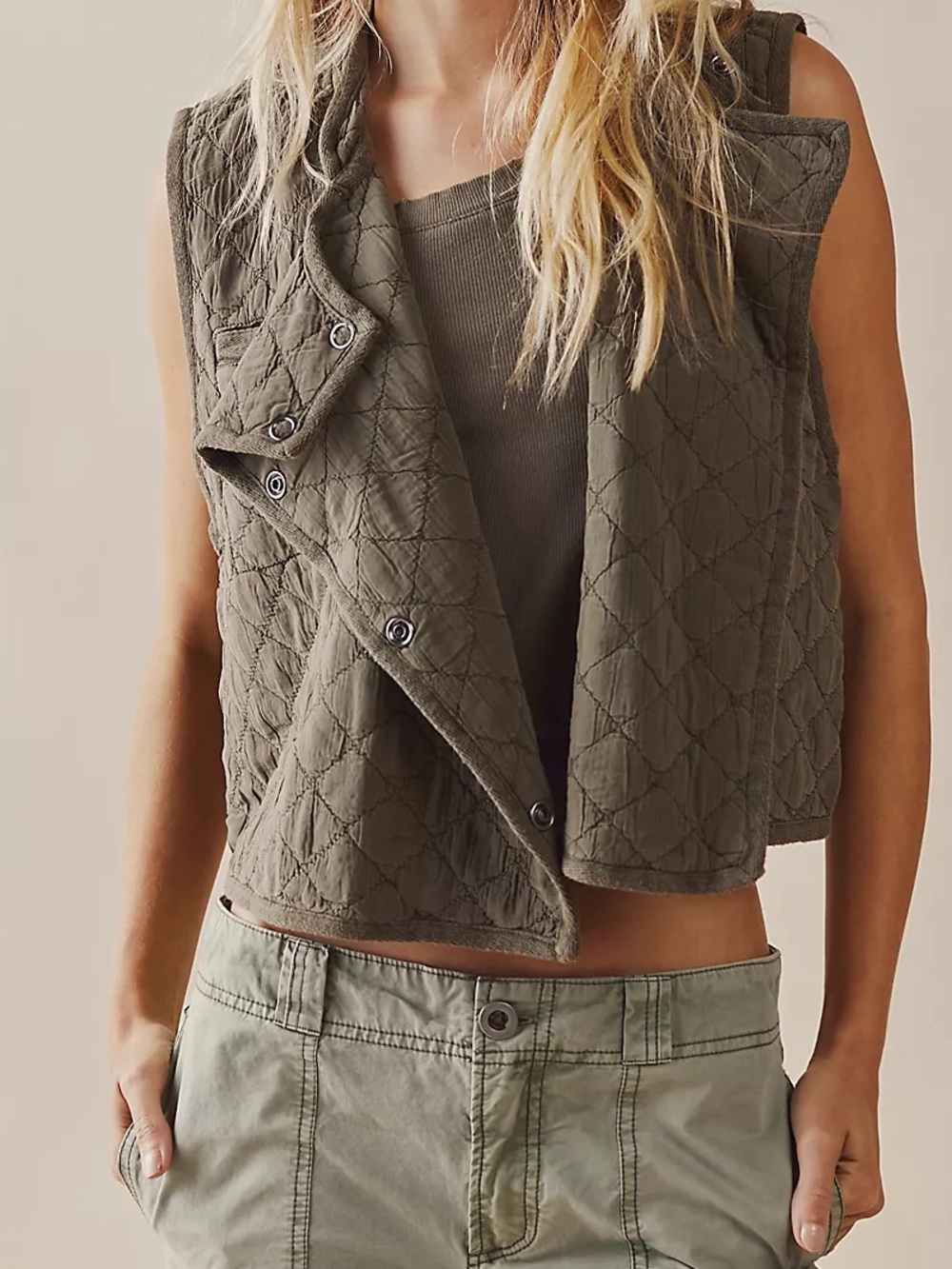 We The Free Quilted Utility Vest